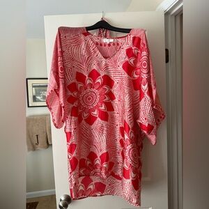 Alexis silk dress with sash